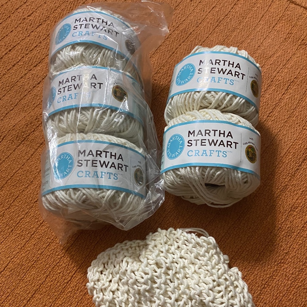 Martha Stewart hemp cotton yarn